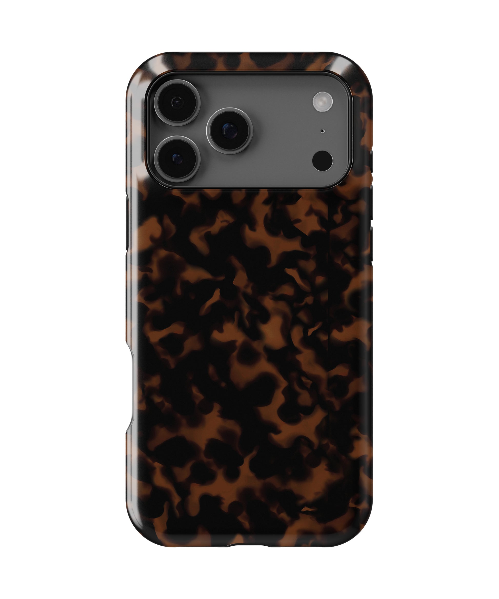 Dark Tortoise Shell Shockproof MagSafe Case for iPhone - iPhone 17 Pro Max (6.9")