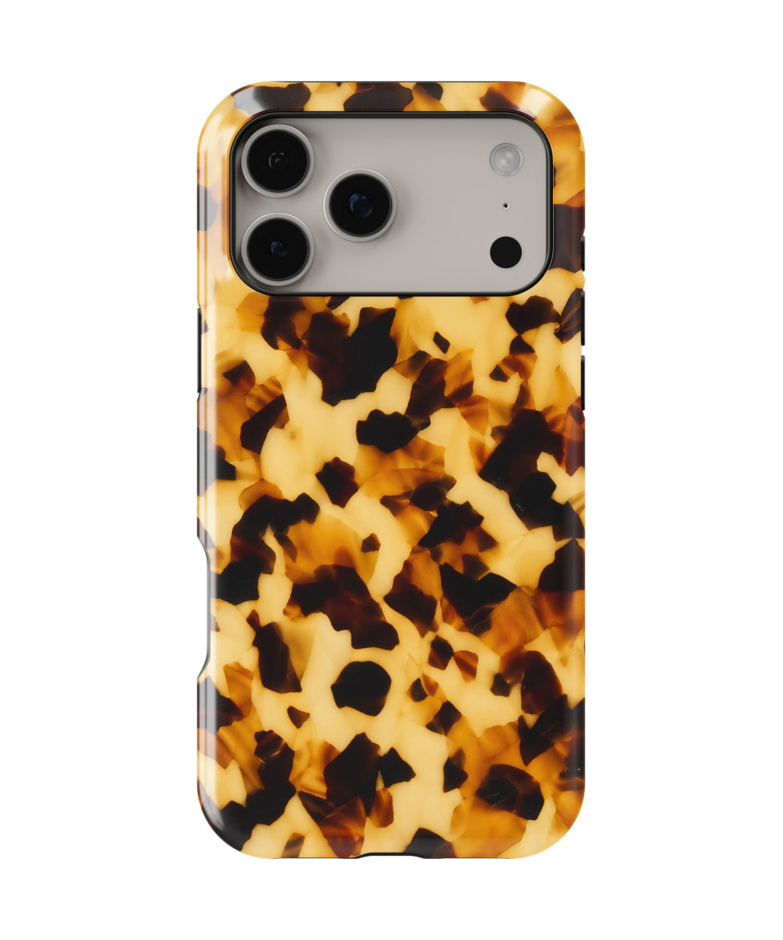 Honey Amber Tortoise Shell Shockproof MagSafe Case for iPhone - iPhone 17 Pro Max (6.9")