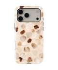 Ivory Pearl Tortoise Shell Shockproof MagSafe Case for iPhone - iPhone 17 Pro Max (6.9