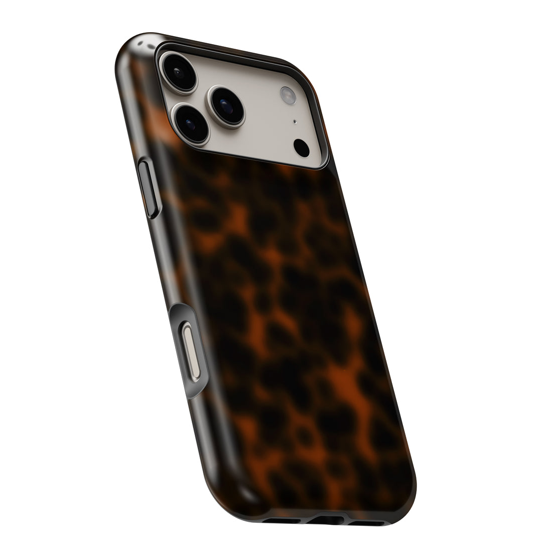 Golden Tortoise Shell Shockproof MagSafe Case for iPhone