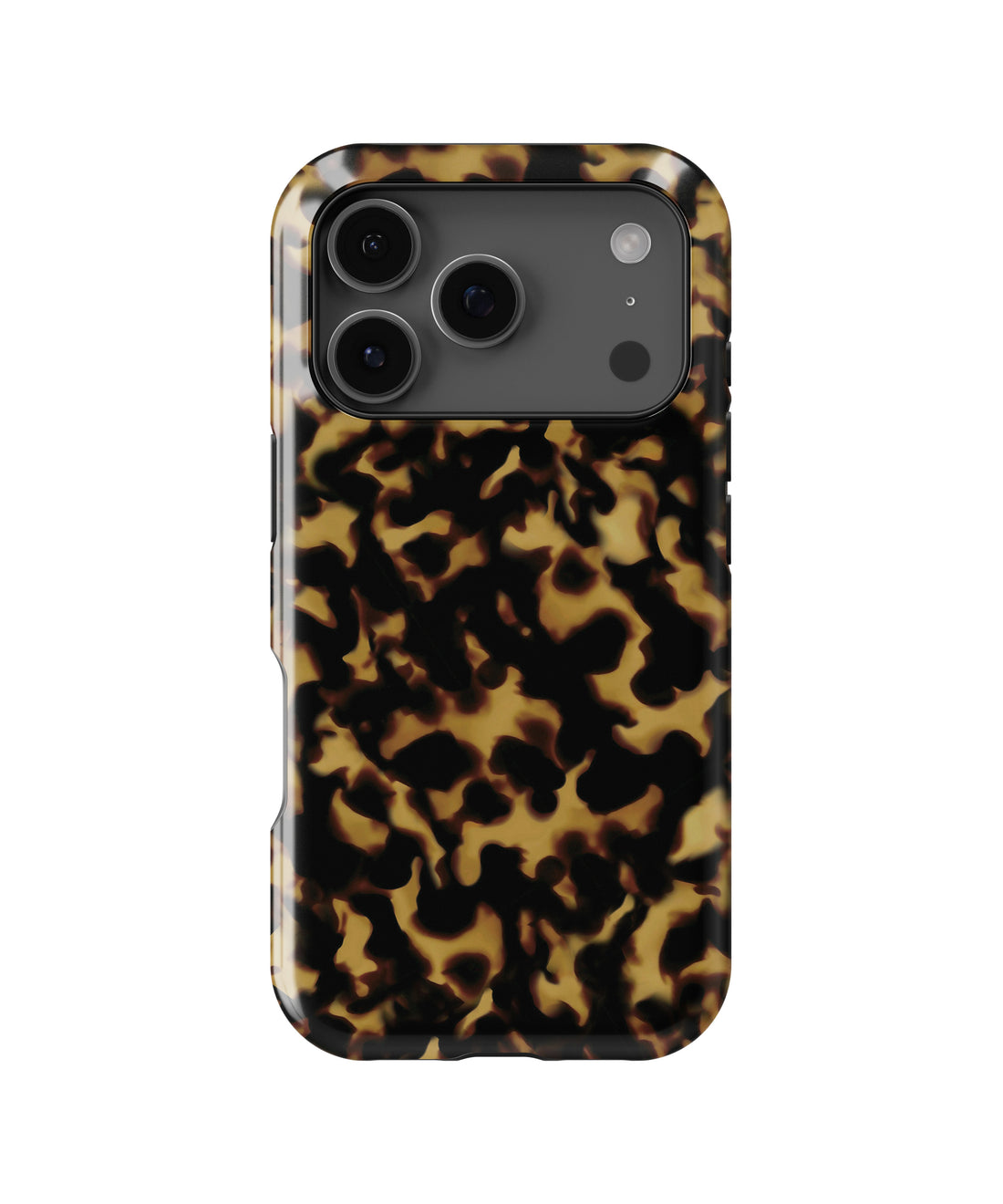 Personalized Classy Tortoise Shell iPhone 17 Case | Custom Name MagSafe Shockproof Case for iPhone 17 Pro Max, 17 Pro & 17 Air