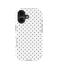 Classic Black Polka Dot Shockproof MagSafe Case for iPhone - iPhone 17 (6.3