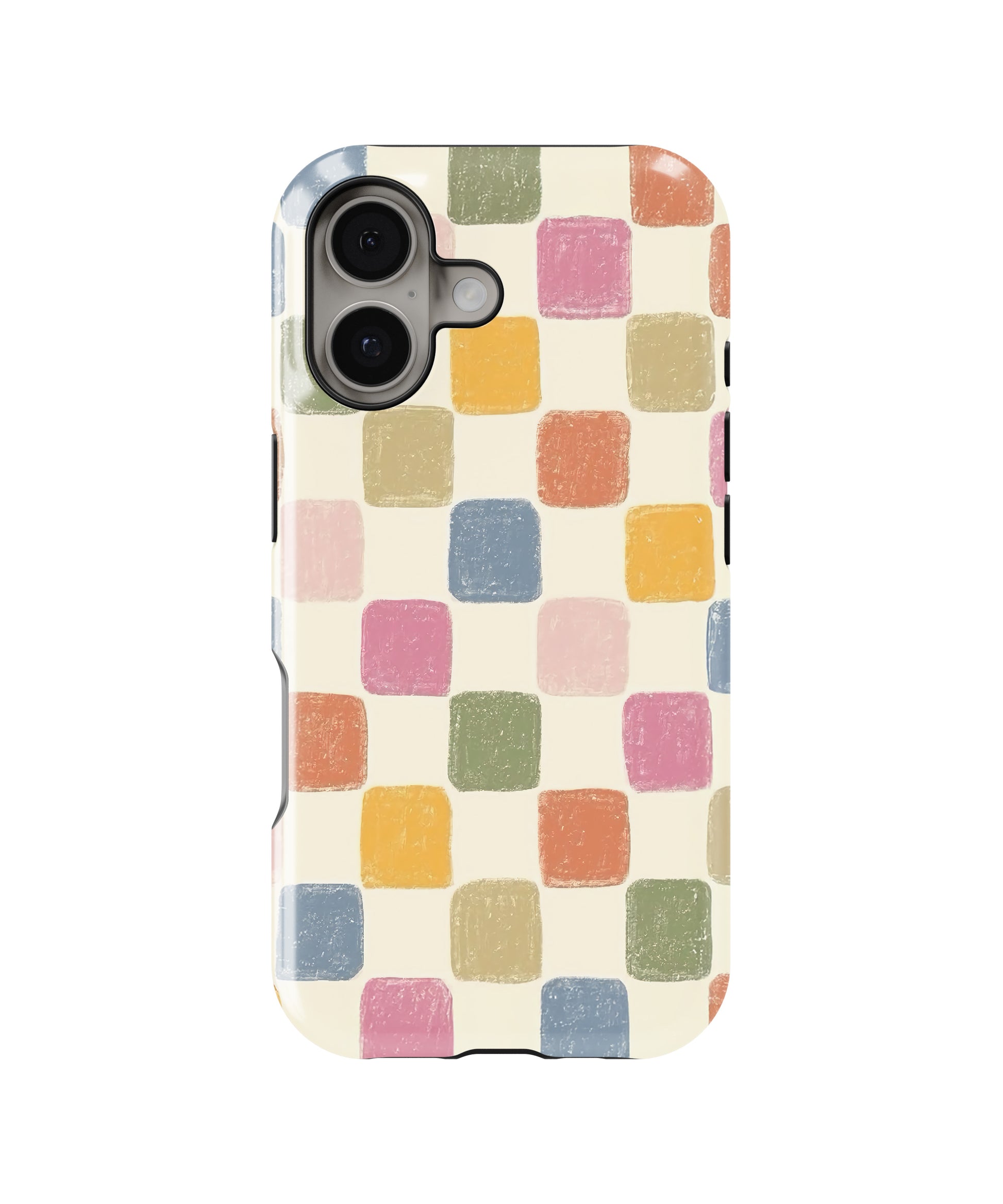 Pastel Mosaic Tile Shockproof MagSafe Case for iPhone - iPhone 17 (6.3")