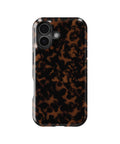 Dark Tortoise Shell Shockproof MagSafe Case for iPhone - iPhone 17 (6.3