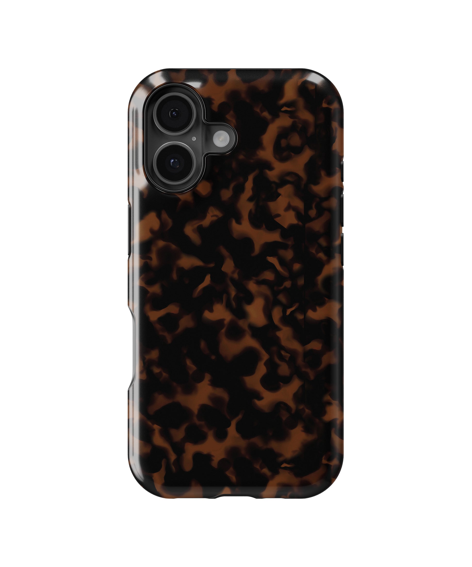 Dark Tortoise Shell Shockproof MagSafe Case for iPhone - iPhone 17 (6.3")