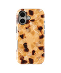 Golden Amber Mosaic Shockproof MagSafe Case for iPhone - iPhone 16 and 16 Plus